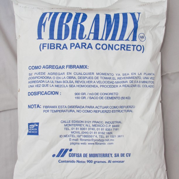 fibra para concreto fibramix